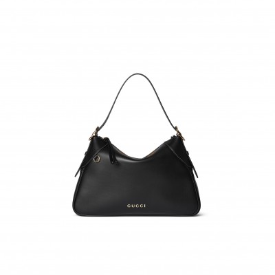 GUCCI GG EMBLEM LARGE SHOULDER BAG 815217 (37*23*8cm)